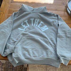 ME Makeover Essentials Gray Hoodie with Bold Text